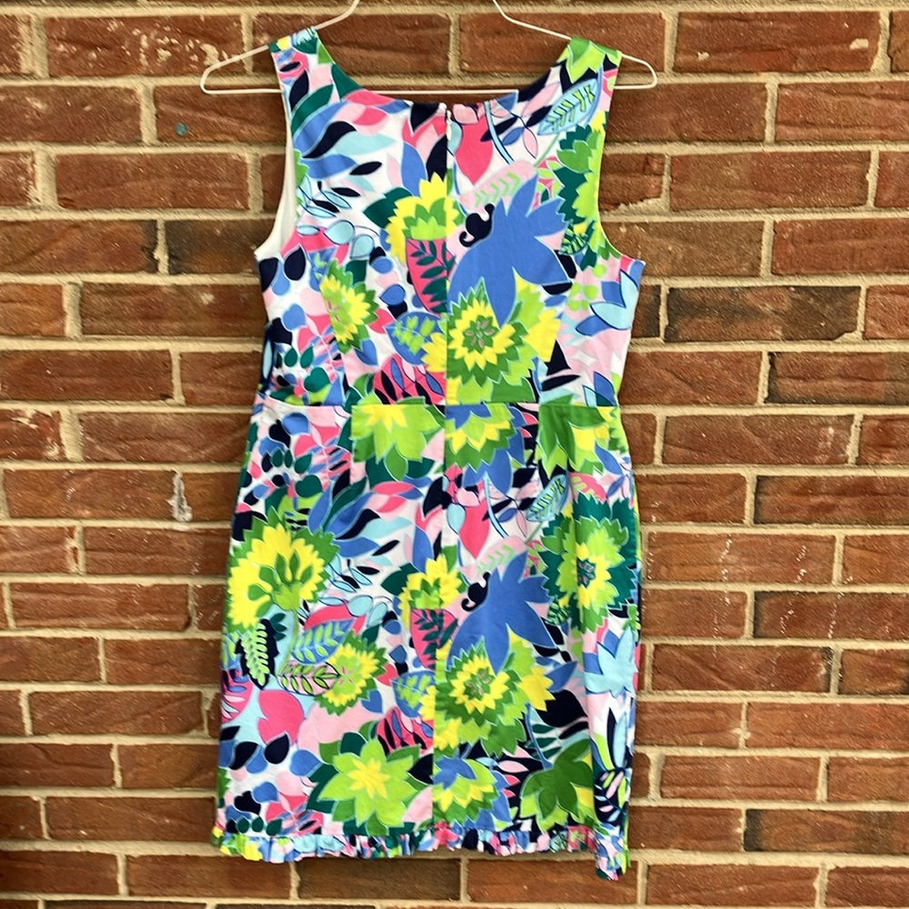 Talbots Floral Sleeveless Dress in Vibrant Colors - Picture 2 of 5